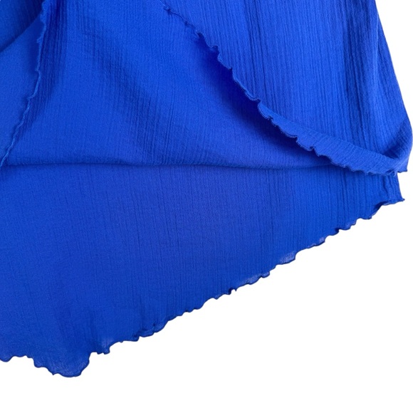 Soft Surroundings Women’s Siesta Key Tank Top Size Large Gauze Sleeveless Blue - Picture 4 of 7